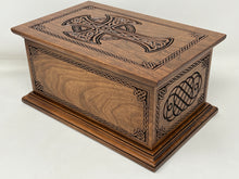 Load image into Gallery viewer, Celtic Cross and Weave Urn for Human Ashes in Adult and Companion Size