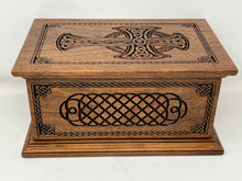 Load image into Gallery viewer, Celtic Cross and Weave Urn for Human Ashes in Adult and Companion Size
