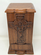 Load image into Gallery viewer, Jesus Ascension Urn for Human Ashes / Jesus Cross Catholic Urn