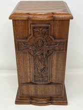 Load image into Gallery viewer, Jesus Ascension Urn for Human Ashes / Jesus Cross Catholic Urn