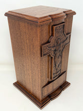 Load image into Gallery viewer, Jesus Ascension Urn for Human Ashes / Jesus Cross Catholic Urn