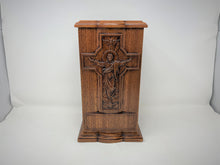 Load image into Gallery viewer, Jesus Ascension Urn for Human Ashes / Jesus Cross Catholic Urn