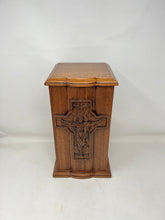 Load image into Gallery viewer, Jesus Ascension Urn for Human Ashes / Jesus Cross Catholic Urn