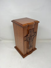 Load image into Gallery viewer, Jesus Ascension Urn for Human Ashes / Jesus Cross Catholic Urn