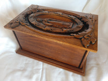 Load image into Gallery viewer, Handmade Carved Memorial Cremation Urn Ornate Carving of the Virgin Mary