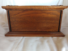 Load image into Gallery viewer, Handmade Carved Memorial Cremation Urn Ornate Carving of the Virgin Mary