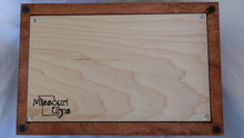 Load image into Gallery viewer, Handmade Carved Memorial Cremation Urn with Wildlife Mountain Scene
