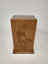 Load image into Gallery viewer, Praying Hands Cremation Urn for Human Ashes
