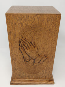 Praying Hands Cremation Urn for Human Ashes