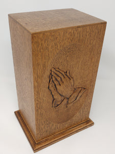 Praying Hands Cremation Urn for Human Ashes