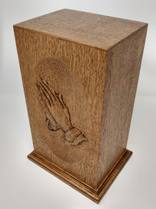 Praying Hands Cremation Urn for Human Ashes