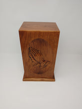 Load image into Gallery viewer, Praying Hands Cremation Urn for Human Ashes
