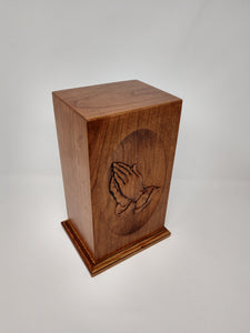 Praying Hands Cremation Urn for Human Ashes