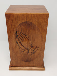 Praying Hands Cremation Urn for Human Ashes