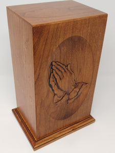 Praying Hands Cremation Urn for Human Ashes