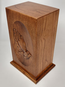 Praying Hands Cremation Urn for Human Ashes