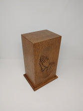 Load image into Gallery viewer, Praying Hands Cremation Urn for Human Ashes
