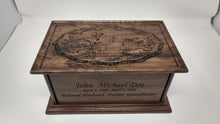 Load image into Gallery viewer, Outdoorsman Cremation Urn for Human Ashes / Urn for Dad and Grandfather
