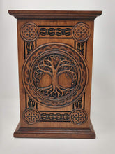 Load image into Gallery viewer, Celtic Tree of Life Urn for Human Ashes
