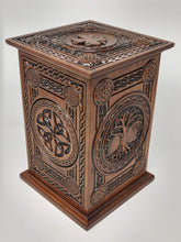 Load image into Gallery viewer, Celtic Tree of Life Urn for Human Ashes
